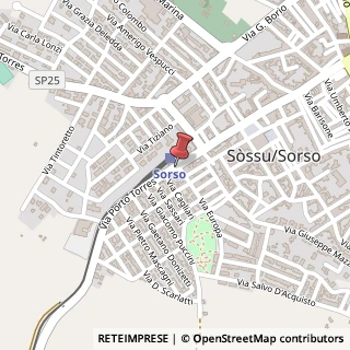 Mappa Via Cottoni, 47, 07037 Sorso, Sassari (Sardegna)