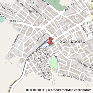 Mappa Via Europa,  8, 07037 Sorso, Sassari (Sardegna)