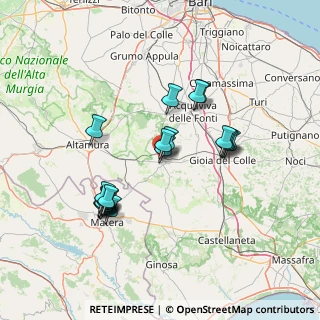 Mappa Via Rossini, 70029 Santeramo In Colle BA, Italia (14.3235)