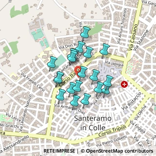 Mappa Via Benedetto Croce, 70029 Santeramo In Colle BA, Italia (0.1765)