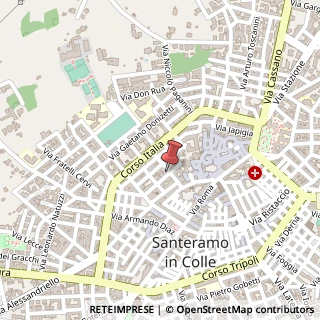 Mappa Via Alcide De Gasperi, 24, 70029 Santeramo in Colle, Bari (Puglia)
