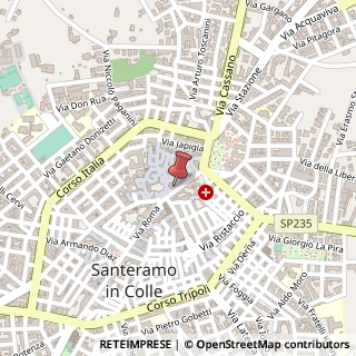 Mappa Via Francesco Netti, 6, 70029 Santeramo in Colle, Bari (Puglia)