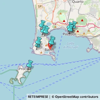 Mappa Via Campi Elisi, 80070 Bacoli NA, Italia (3.38154)