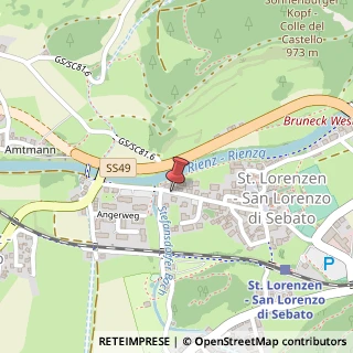 Mappa Via Josef Renzler, 43, 39030 San Lorenzo di Sebato, Bolzano (Trentino-Alto Adige)