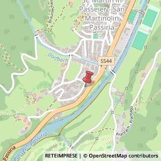 Mappa Via Passiria, 85, 39010 San Martino in Passiria, Bolzano (Trentino-Alto Adige)