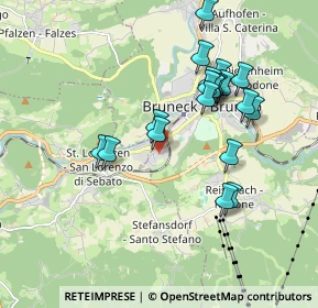 Mappa Via Johann Georg Mahl, 39031 Brunico BZ, Italia (1.711)