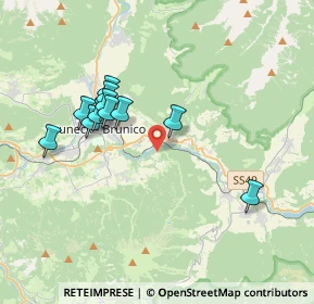 Mappa Via Pfattental Ried, 39031 Brunico BZ, Italia (3.33909)