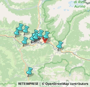 Mappa Via Pfattental Ried, 39031 Brunico BZ, Italia (6.65462)