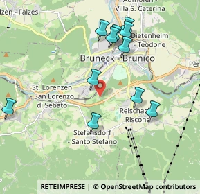 Mappa Via Villa del Bosco, 39031 Brunico BZ, Italia (1.92364)