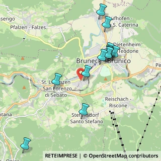 Mappa Via Brunico, 39031 San Lorenzo di Sebato BZ, Italia (2.03667)