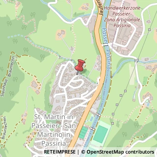 Mappa Via dell'Industria, 73, 39010 San Martino in Passiria, Bolzano (Trentino-Alto Adige)