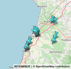 Mappa Via Vallamena, 89013 Gioia Tauro RC, Italia (6.27444)