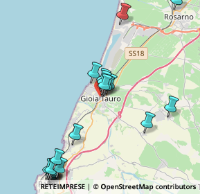 Mappa Via Montebello, 89013 Gioia Tauro RC, Italia (5.567)