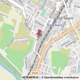 Mappa Viale Italia, 62, 89013 Gioia Tauro, Reggio di Calabria (Calabria)