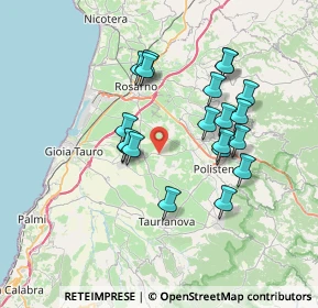 Mappa Str. Prov. Anoia Sup. - Melicucco Rizziconi, 89016 Rizziconi RC, Italia (7.2435)