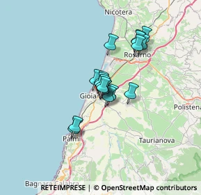 Mappa Via Police, 89013 Gioia Tauro RC, Italia (4.84667)