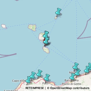 Mappa Via di Ville Levante, 98055 Lipari ME, Italia (25.63714)