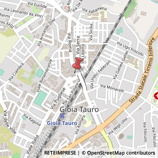 Mappa Via Roma, 21, 89013 Gioia Tauro, Reggio di Calabria (Calabria)