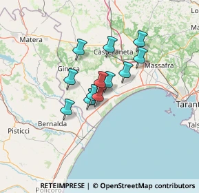 Mappa Contrada Terzo Dieci snc, 74013 Ginosa TA, Italia (9.59167)