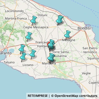 Mappa Via Fratelli Bandiera, 72024 Oria BR, Italia (12.60067)