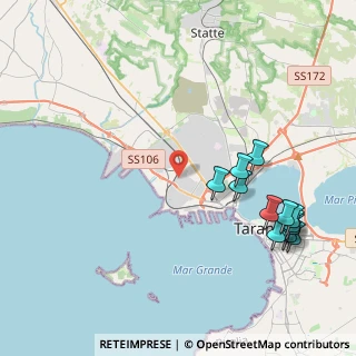 Mappa E90, 74123 Taranto TA, Italia (5.27333)