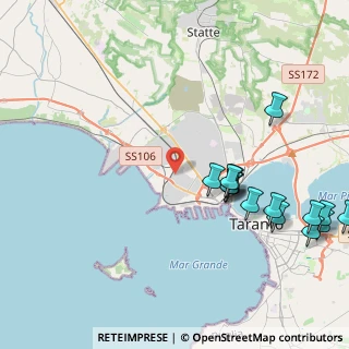 Mappa E90, 74123 Taranto TA, Italia (5.44667)