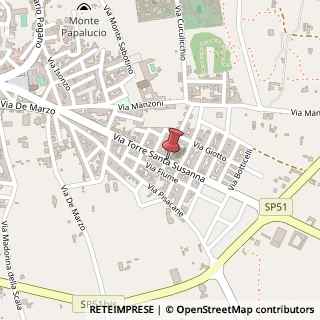 Mappa Via Torre Santa Susanna, 213/A, 72024 Oria, Brindisi (Puglia)