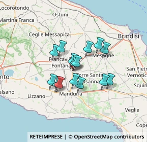 Mappa Via Alessandro Volta, 72024 Oria BR, Italia (9.982)