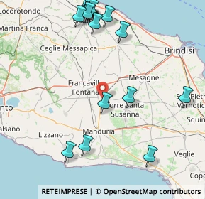 Mappa Via Alessandro Volta, 72024 Oria BR, Italia (23.1955)