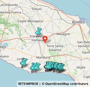 Mappa Via Alessandro Volta, 72024 Oria BR, Italia (22.0355)