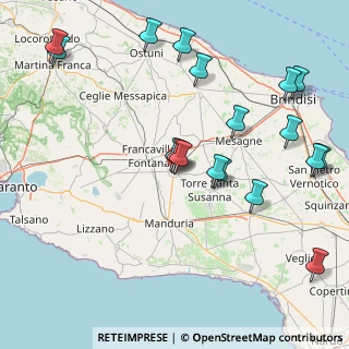 Mappa Via Alessandro Volta, 72024 Oria BR, Italia (20.45944)