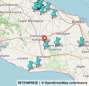 Mappa Via Giuseppe Cesare Abba, 72024 Oria BR, Italia (23.164)