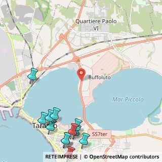Mappa Superstrada Ponte Punta Penna Pizzone & Strada Statale 7 ter Salentina, 74123 Taranto TA, Italia (3.57923)