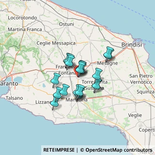 Mappa Via Dragonetti Bonifacio, 72024 Oria BR, Italia (9.514)