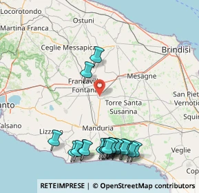 Mappa Via Dragonetti Bonifacio, 72024 Oria BR, Italia (21.245)