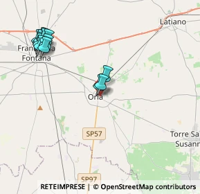 Mappa Via Duca degli Abruzzi, 72024 Oria BR, Italia (4.94692)
