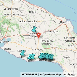 Mappa Via Francesco Russo, 72024 Oria BR, Italia (22.3185)