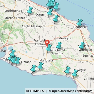 Mappa Via Francesco Russo, 72024 Oria BR, Italia (25.8435)