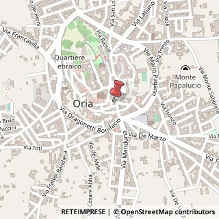 Mappa Piazza Manfredi,  16, 72024 Oria, Brindisi (Puglia)