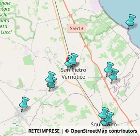 Mappa Strada Brindisi-Lecce, 72027 San Pietro Vernotico BR, Italia (5.28455)