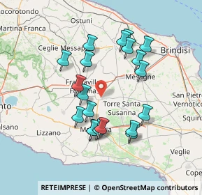 Mappa Via Guglielmo Marconi, 72024 Oria BR, Italia (14.314)