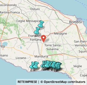 Mappa Via Guglielmo Marconi, 72024 Oria BR, Italia (21.247)