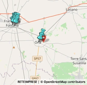Mappa Via Guglielmo Marconi, 72024 Oria BR, Italia (5.49231)