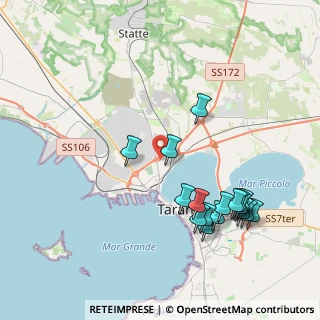 Mappa Via Grazia Deledda, 74123 Taranto TA, Italia (4.66059)