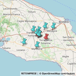 Mappa Via Redipuglia, 72024 Oria BR, Italia (6.84455)