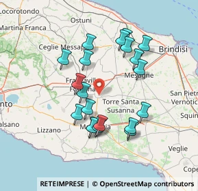 Mappa Via Redipuglia, 72024 Oria BR, Italia (14.321)