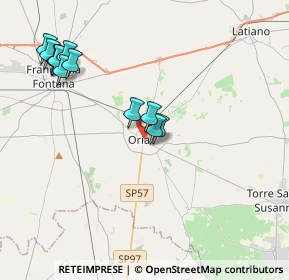 Mappa 72024 Oria BR, Italia (4.52667)