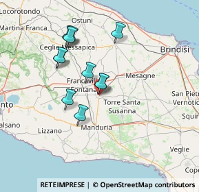 Mappa 72024 Oria BR, Italia (13.13182)