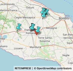 Mappa 72024 Oria BR, Italia (13.29818)