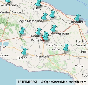 Mappa 72024 Oria BR, Italia (17.43308)